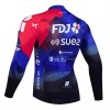 Cykeltrøje Langærmet 2024 FDJ Suez Blå